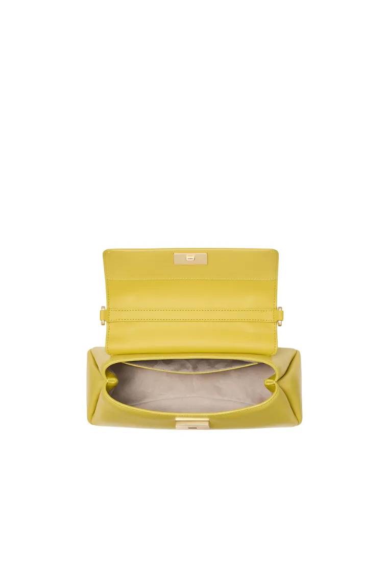 ( PREORDER ) Kate Spade Grace Small Top Handle Crossbody Bag In Tigers Eye KI629