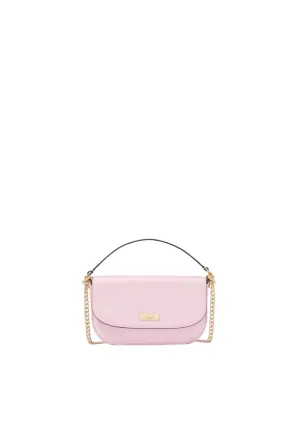 ( PREORDER ) Kate Spade Krista Patent Chain Crossbody Bag In Pink Horizon KK101