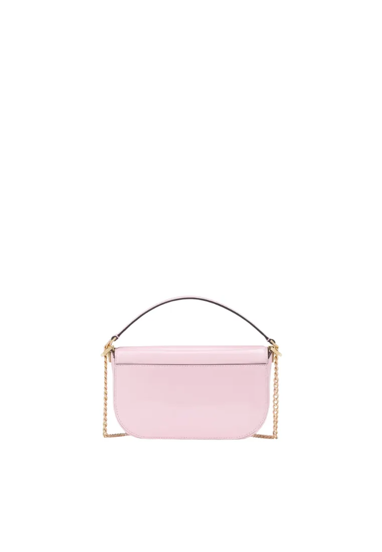 ( PREORDER ) Kate Spade Krista Patent Chain Crossbody Bag In Pink Horizon KK101