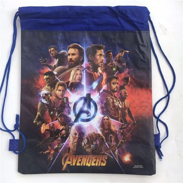 1 Piece Assorted Drawstring Shopping/Swimming/Library Bags