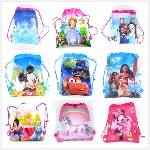 1 Piece Assorted Drawstring Shopping/Swimming/Library Bags