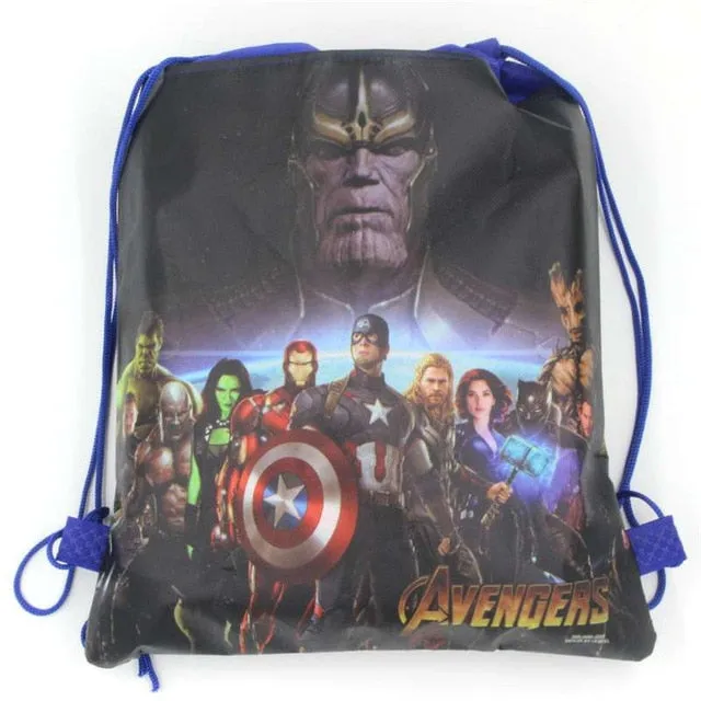 1 Piece Assorted Drawstring Shopping/Swimming/Library Bags