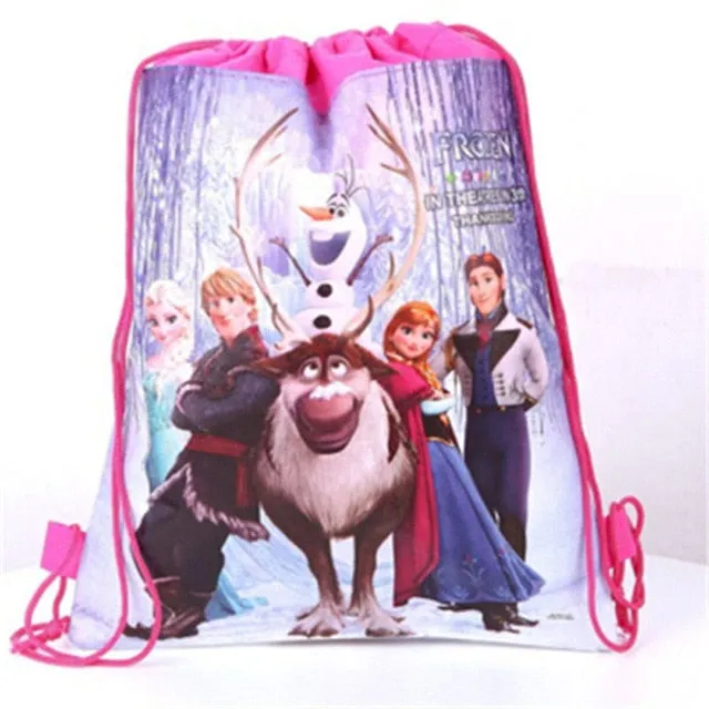 1 Piece Assorted Drawstring Shopping/Swimming/Library Bags