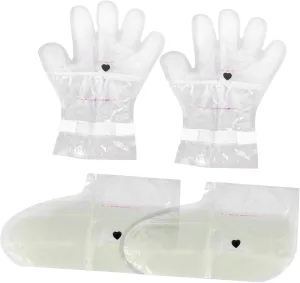 1 Set Hand Care Gloves Paraffin Wax Moisturizing Foot Pouches for Home Nourishing Skin Repair Easy to Use for Moisturizing Rejuvenating