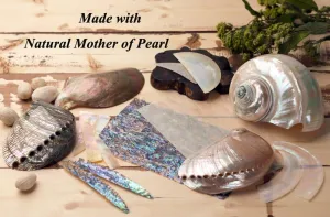 2022 Chinese Lunar New Year Zodiac Tiger Mother of Pearl RFID Blocking Protection Bird Business Card Case Credit Name Card Holder Metal Stainless Steel Engraved Slim Purse Pocket Cash Money Wallet