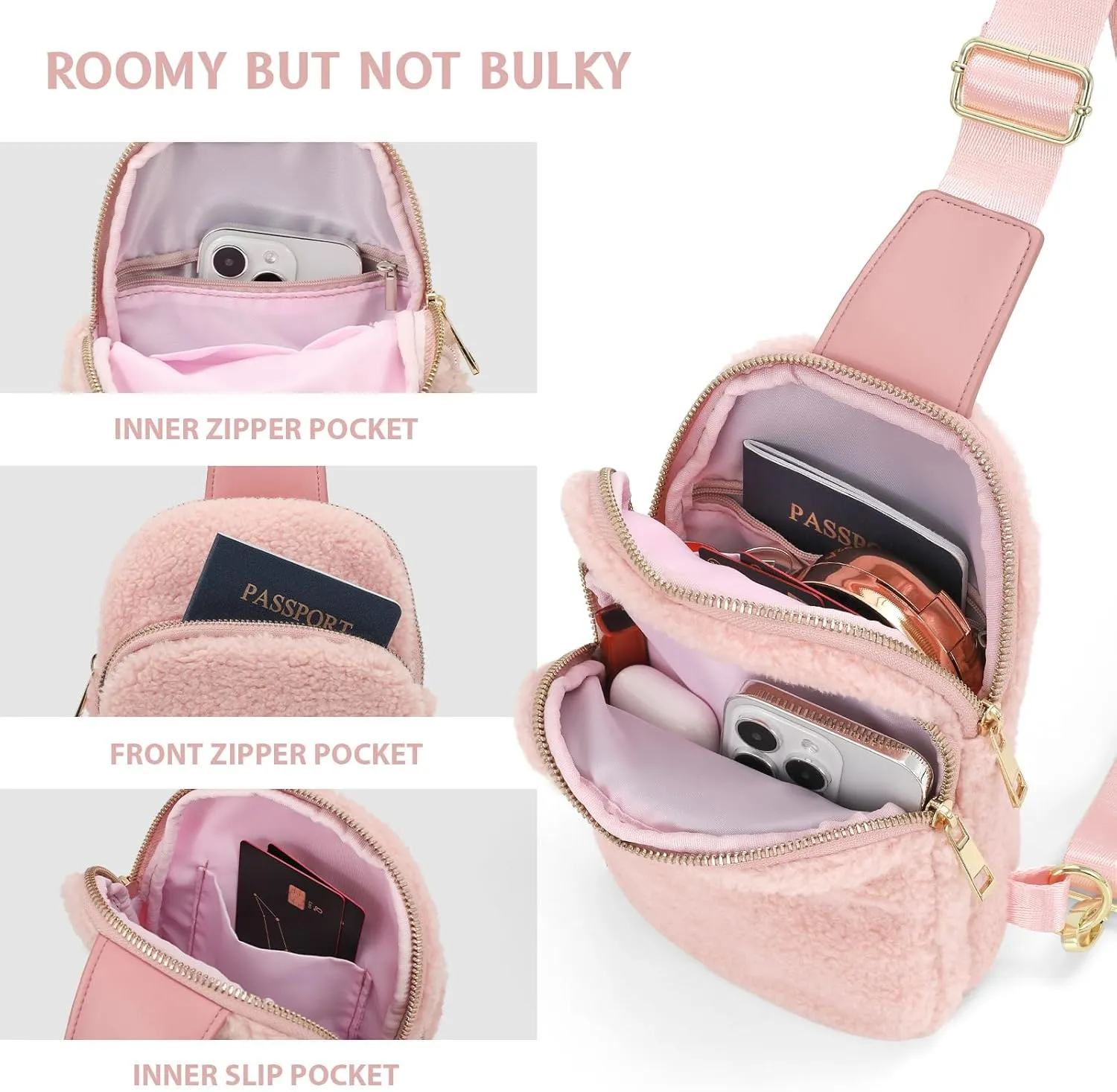 2025 Sling Bag for Women, Crossbody Sling Bag with Adjustable Strap for Traveling Walking