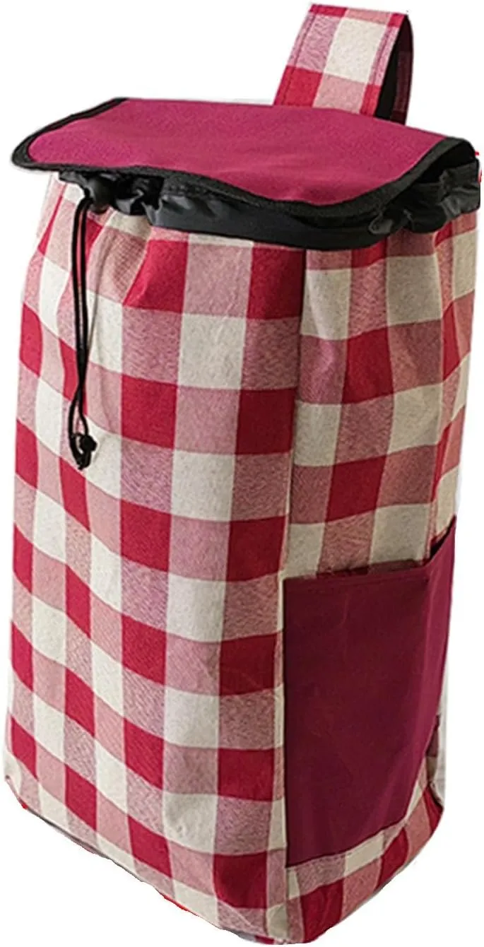 35L Shopping Cart Replacement Bag/Shopping Cart Bag - Trolley Bags for Shopping Cart, Oxford Cloth Thick Waterproof Storage Bag, Portable Trolley Shopping Bag, Trolley Replacement Bag(B)