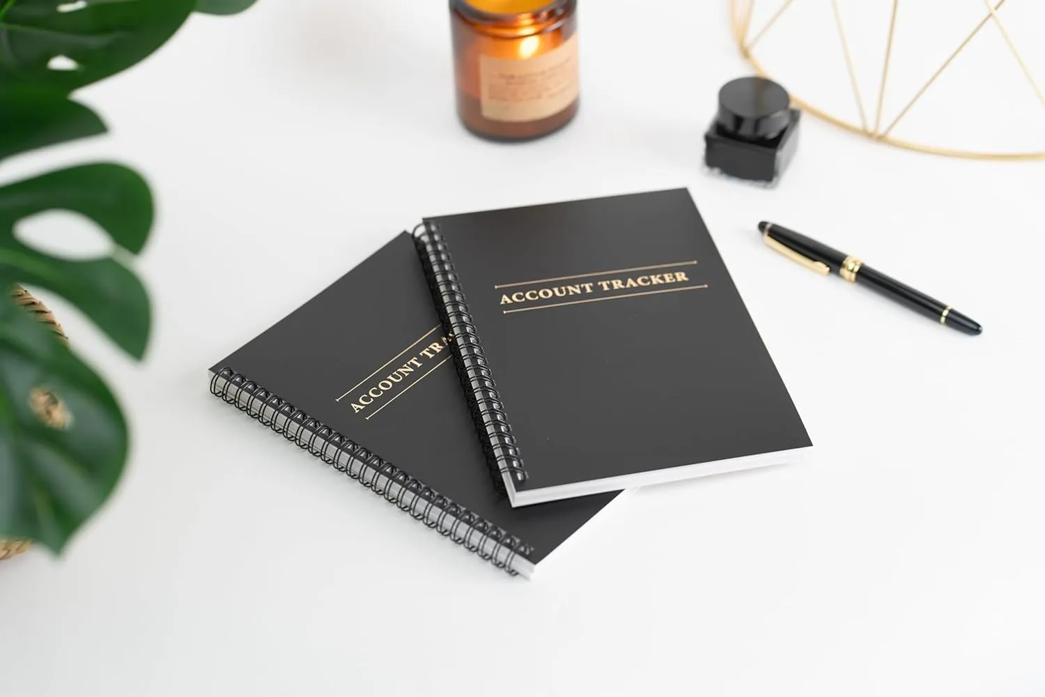 4 Pack Expense Tracker Ledger Book- Finance Book for Home Budget Tracking, Business Bookkeeping -Home Budget notebook, Finance Planner- Expense Ledger for Small Business Bookkeeping (100 Pages 4 Pack)