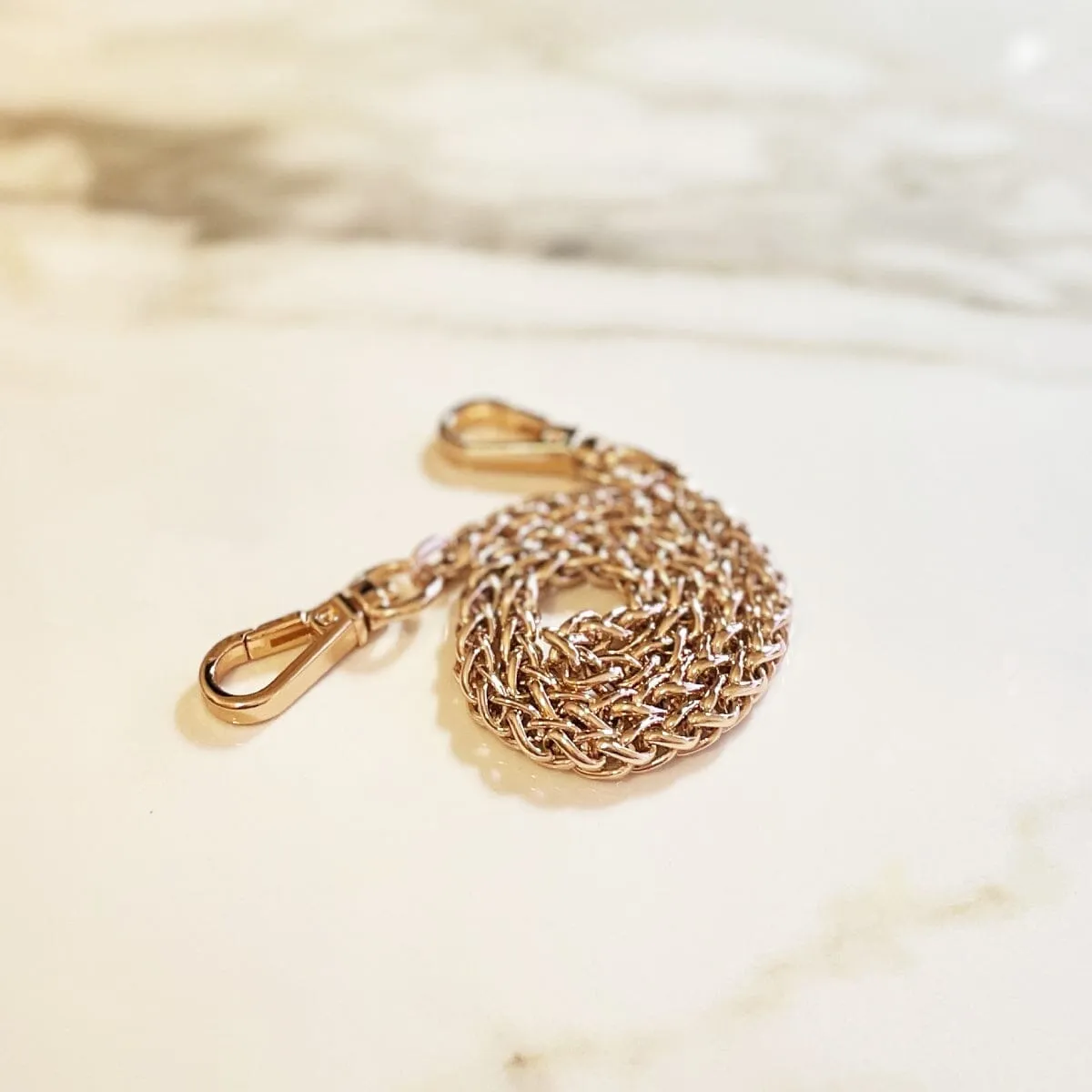 5mm plait weave metal chain