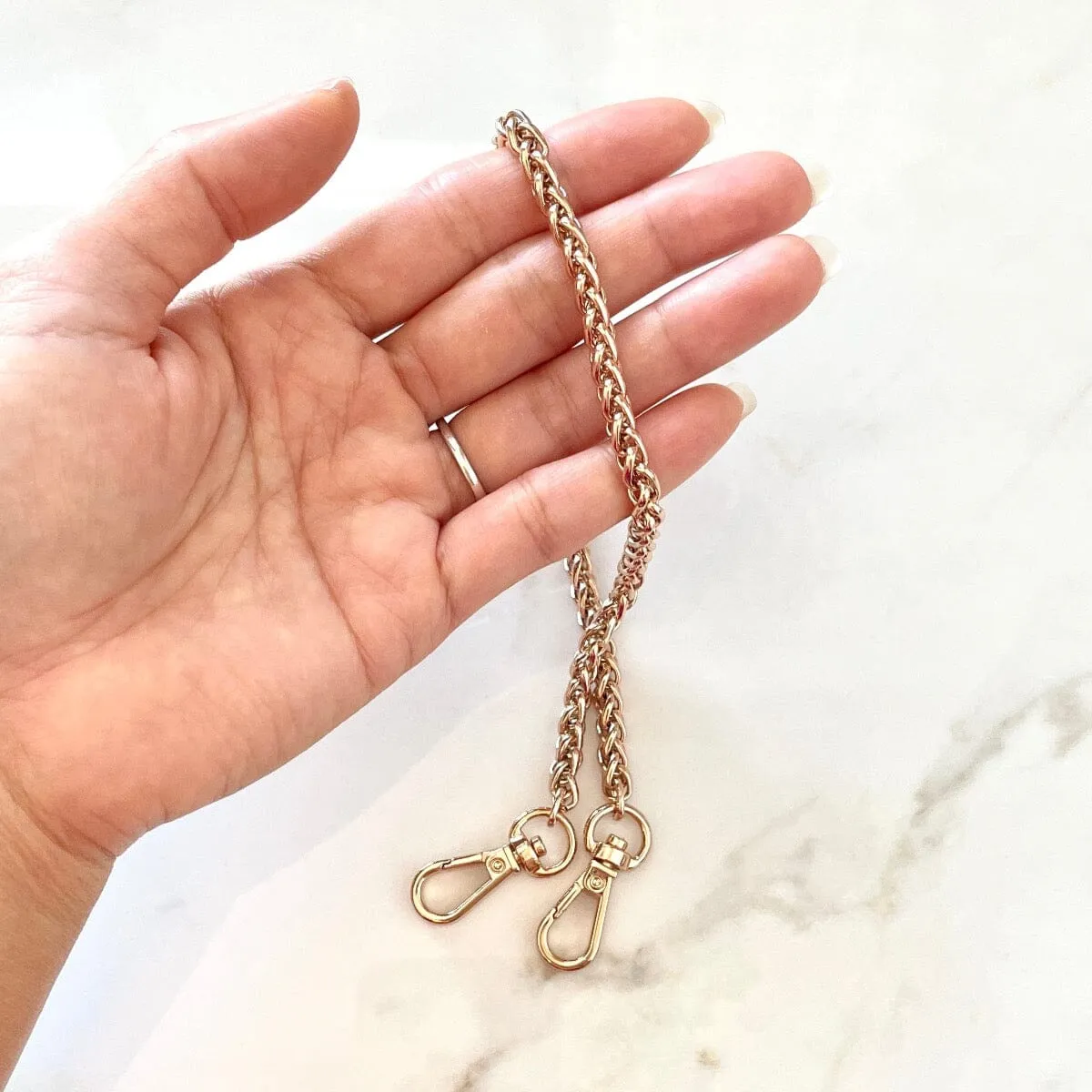 5mm plait weave metal chain