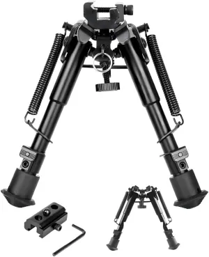 6-9 inch Tactics Butterfly Clip Foot Bracket/ 6-inch Spring Foot Bracket/Metal Foot can Retractable Foot Bracket with 20 mm Picatinny Install Connector