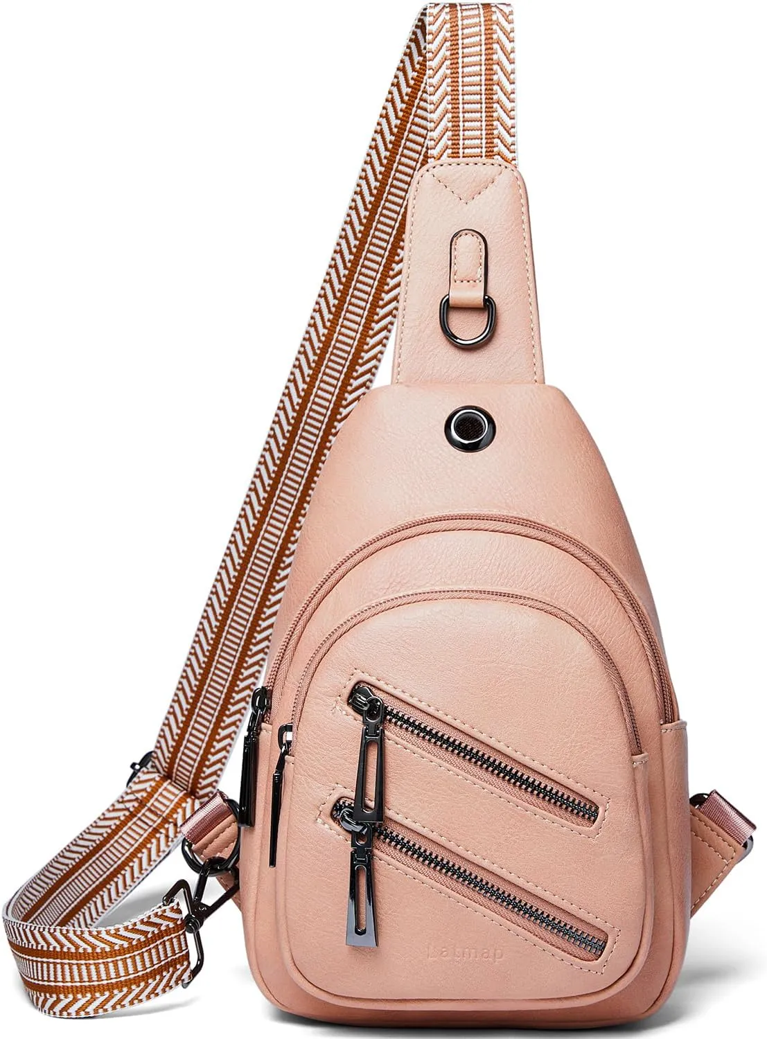 7L Sling Bag For Women Men Crossbody Shoulder Tote Blet Bags Backpack Fanny Pack Travel Purse Faux Leather