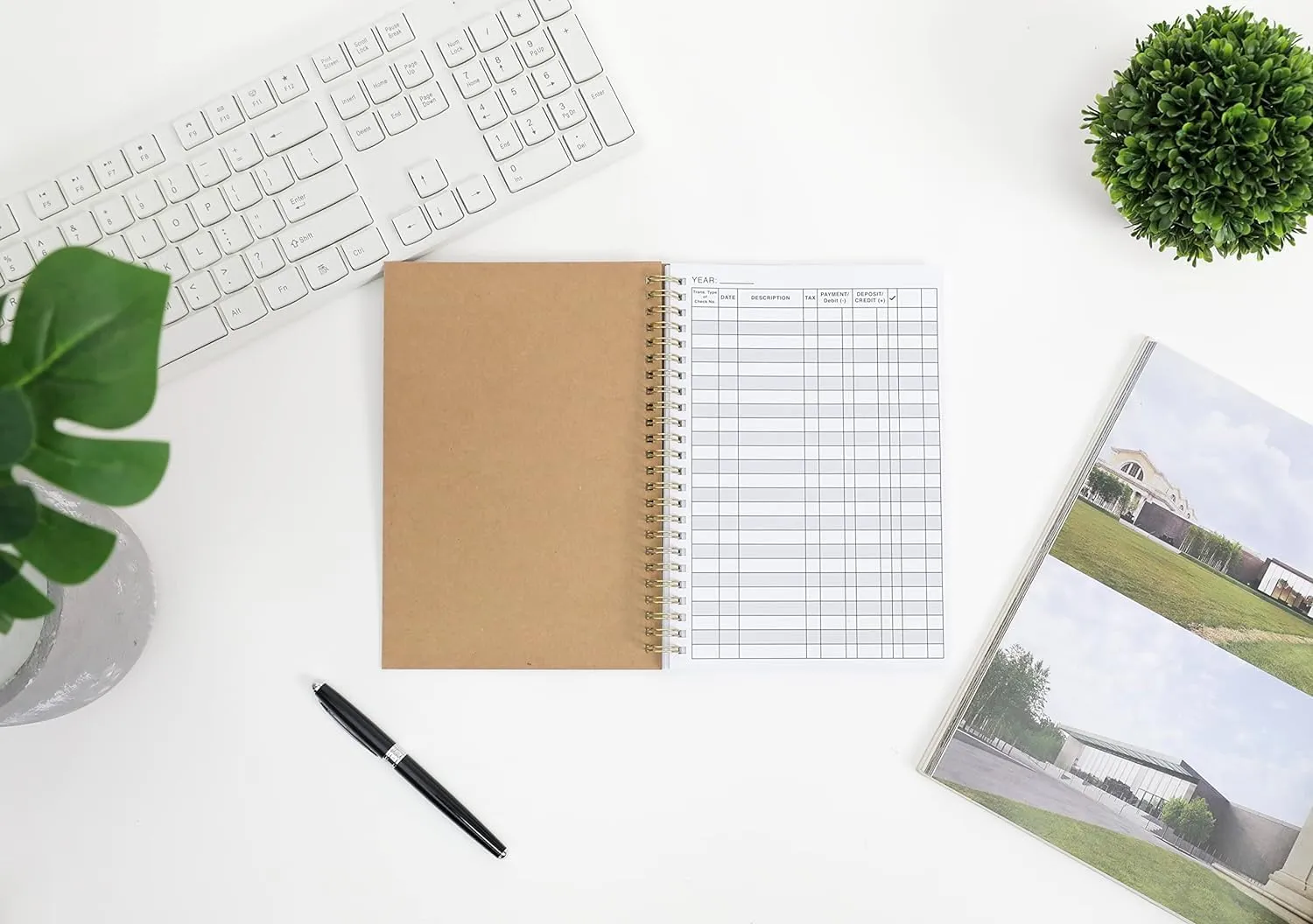 8 Pack Accounting Ledger Books for Home Budget Tracking, Business Bookkeeping - Home Expense Tracking Notebook - Expense Ledger for Small Business Bookkeeping - Bookkeeping Book (100 Pages 8 Pack)