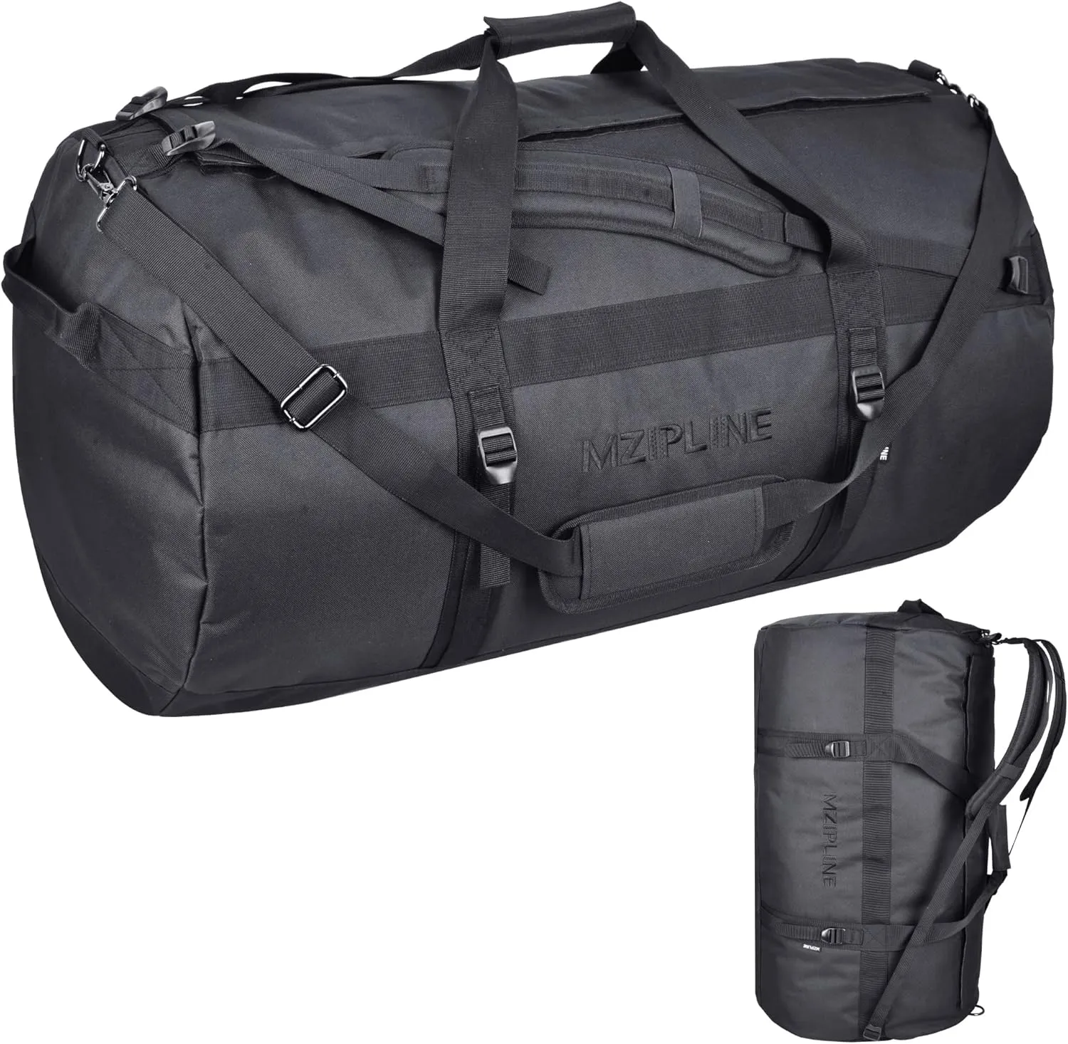 96L XL Large Backpack Duffle Bag Water Resistant Sport Gym Overnight Weekender Holdall Bag,Travel Duffel Bag With Activated Carbon Lining