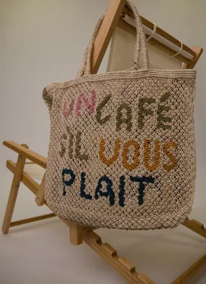 A Coffee Please Large Tote