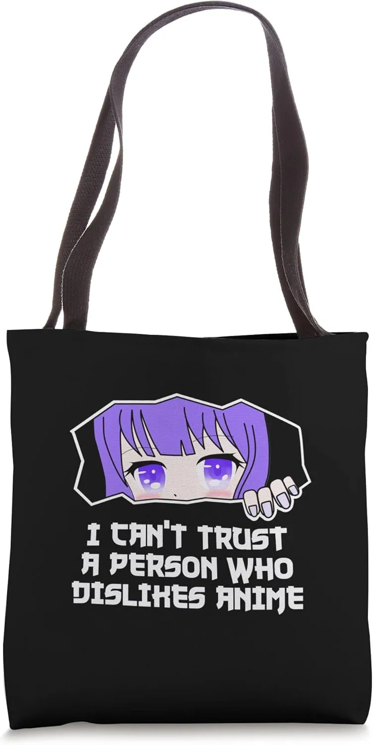 A Person Who Dislikes Anime Funny Japanese Humor Japan Tote Bag