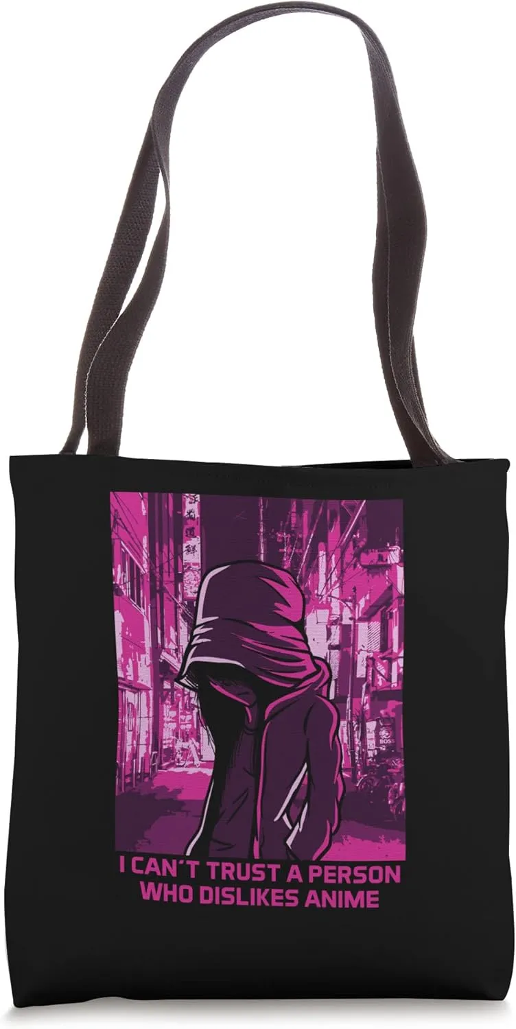 A Person Who Dislikes Anime Funny Japanese Humor Japan Tote Bag