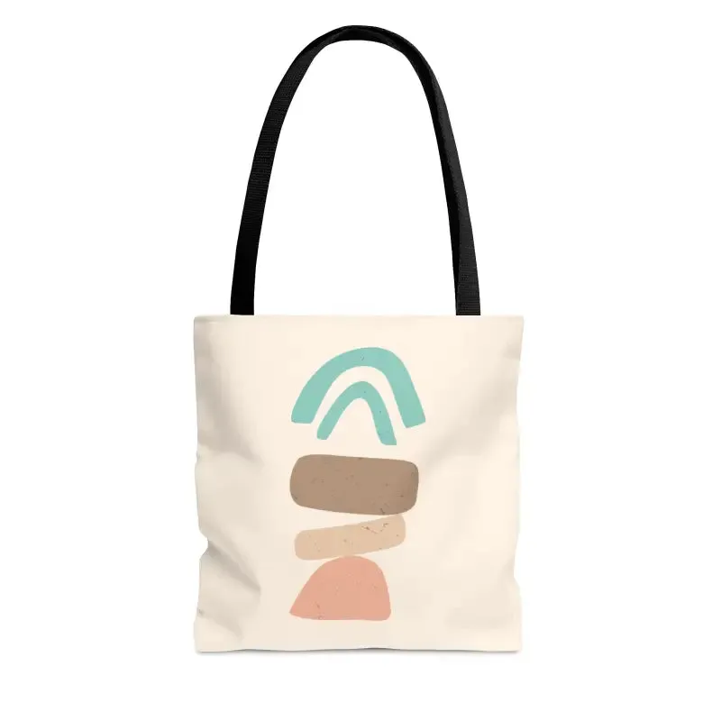 Abstract Landscape Tote Bag for Trendy Fashion