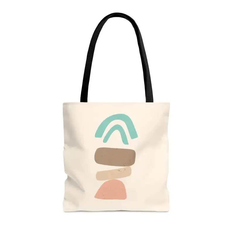 Abstract Landscape Tote Bag for Trendy Fashion