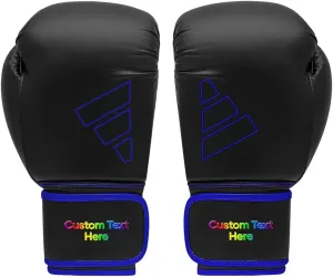 Adidas Custom Boxing Gloves - Hybrid 80 - for Boxing, Kickboxing, MMA, Bag, Training & Fitness - Custom Boxing Gloves for Gifts, Souvenirs