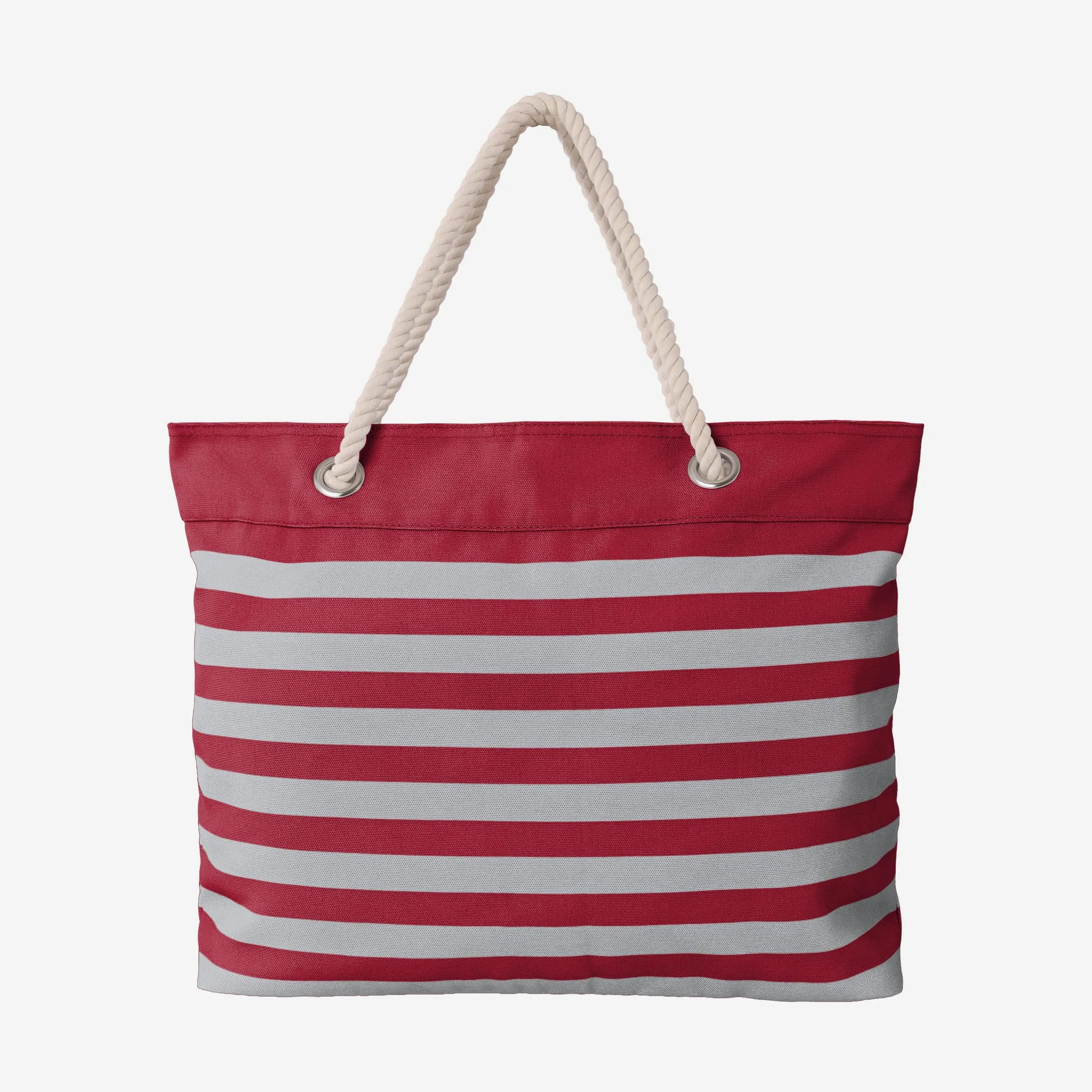 Alabama Crimson Tide Nautical Stripe Tote Bag