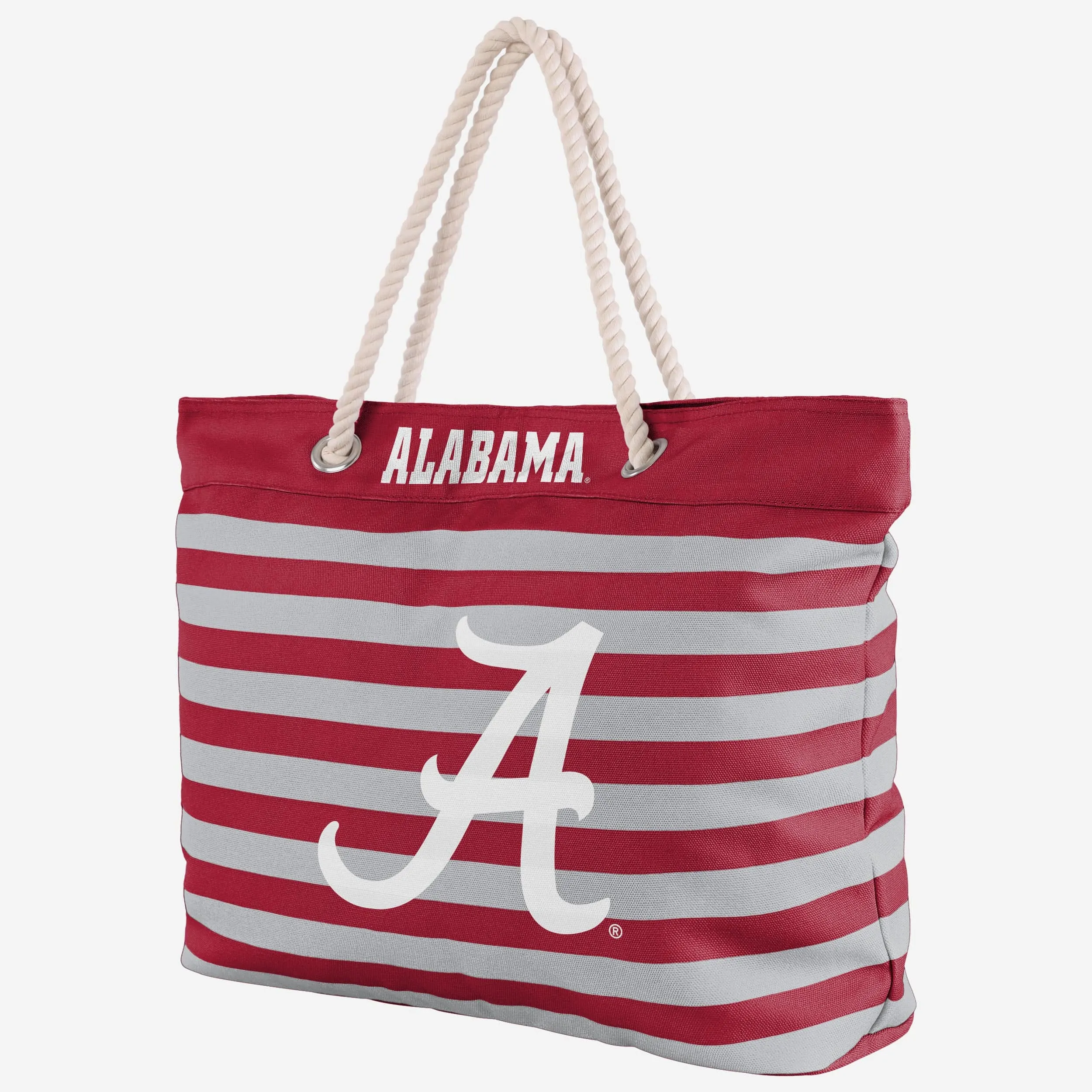 Alabama Crimson Tide Nautical Stripe Tote Bag