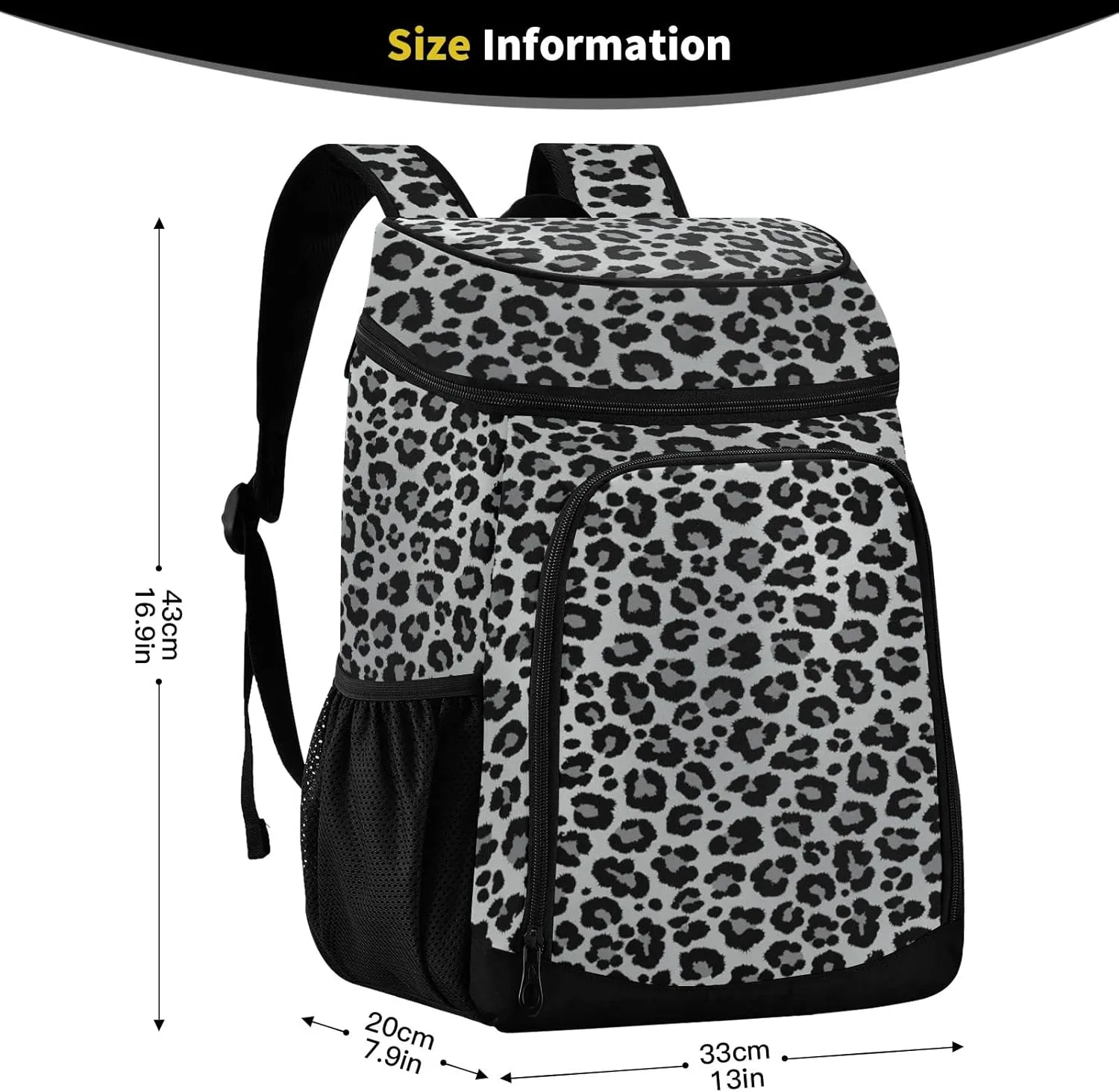 ALAZA Backpack Cooler for Women Men Insulated Waterproof Leak Proof Coolers for Hiking Camping Beach, 36 Cans