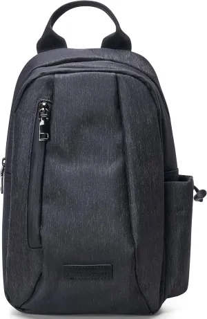 Alpine Swiss Sling Bag Crossbody Backpack Chest Pack Casual Day Bag Shoulder Bag Black