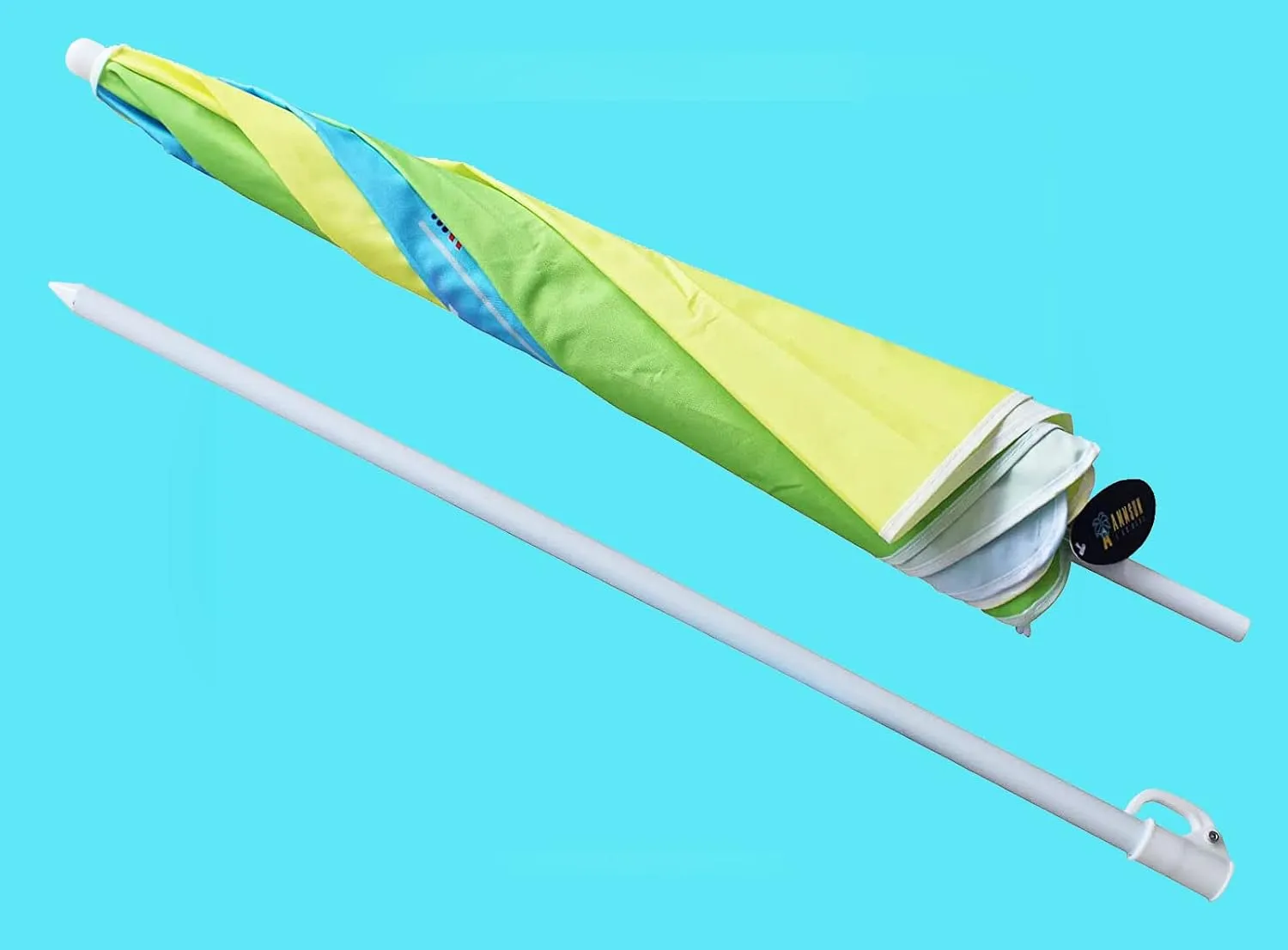 AMMSUN 47 Inch Seaside Beach Umbrella for Sand and Water Table - Kids Durable Umbrellas for children Beach Camping Garden Outdoor Play Shade