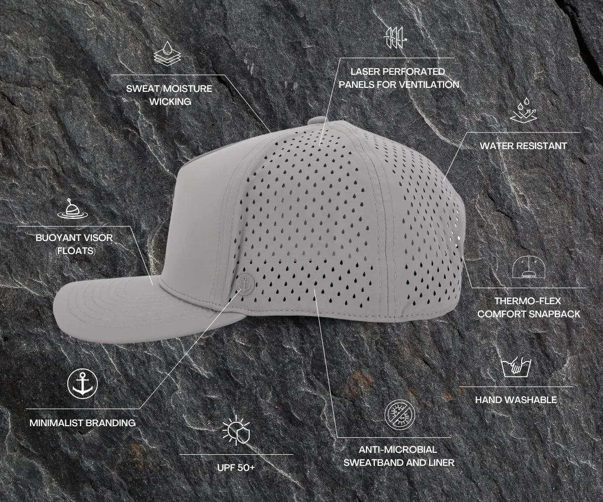ANKOR Water-Resistant Performance Trucker Hat - Comfortable Men’s Athletic Hat for Outdoors, Running, UPF 50