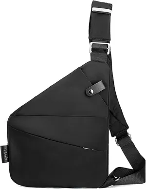 Anti Theft Travel Bag,Slim Sling Bag, Crossbody Purse Bags for Women Men