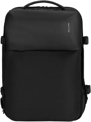 A.R.C. Travel Pack - ReSpun 100% Recycled Polyester, 38L Backpack, RFID-Blocking, Shoe Compartment, Expansion Zipper, Ergonomic Straps, Laptop Compartment for 16” PC/Mac, Travel Pass Through - Black