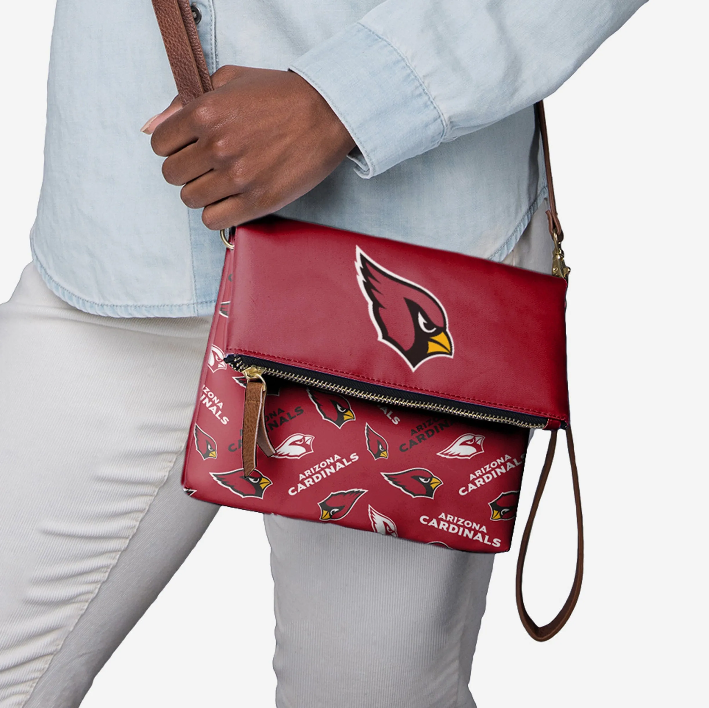 Arizona Cardinals Printed Collection Foldover Tote Bag