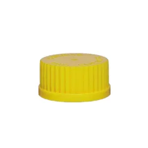 Axygen SCO-Y-S Microcentrifuge Tube Screw Caps With O-Ring for Axygen 0.5, 1.5 or 2mL Tubes, Yellow PP, Sterile (1 Case: 100 Caps/Bag; 5 Bags/Unit; 8 Units/Case)