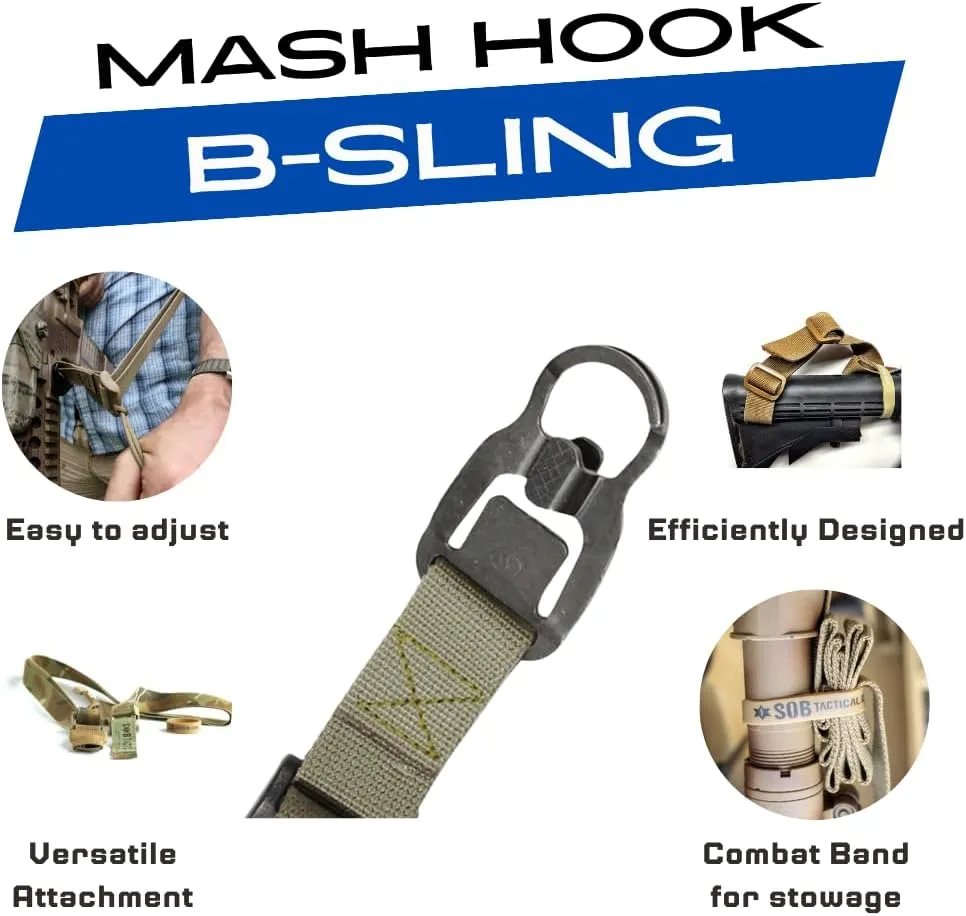 B-Sling | Movement-Free Quick-Detach Gun Sling | Customized Advantage, for Fast Transitions