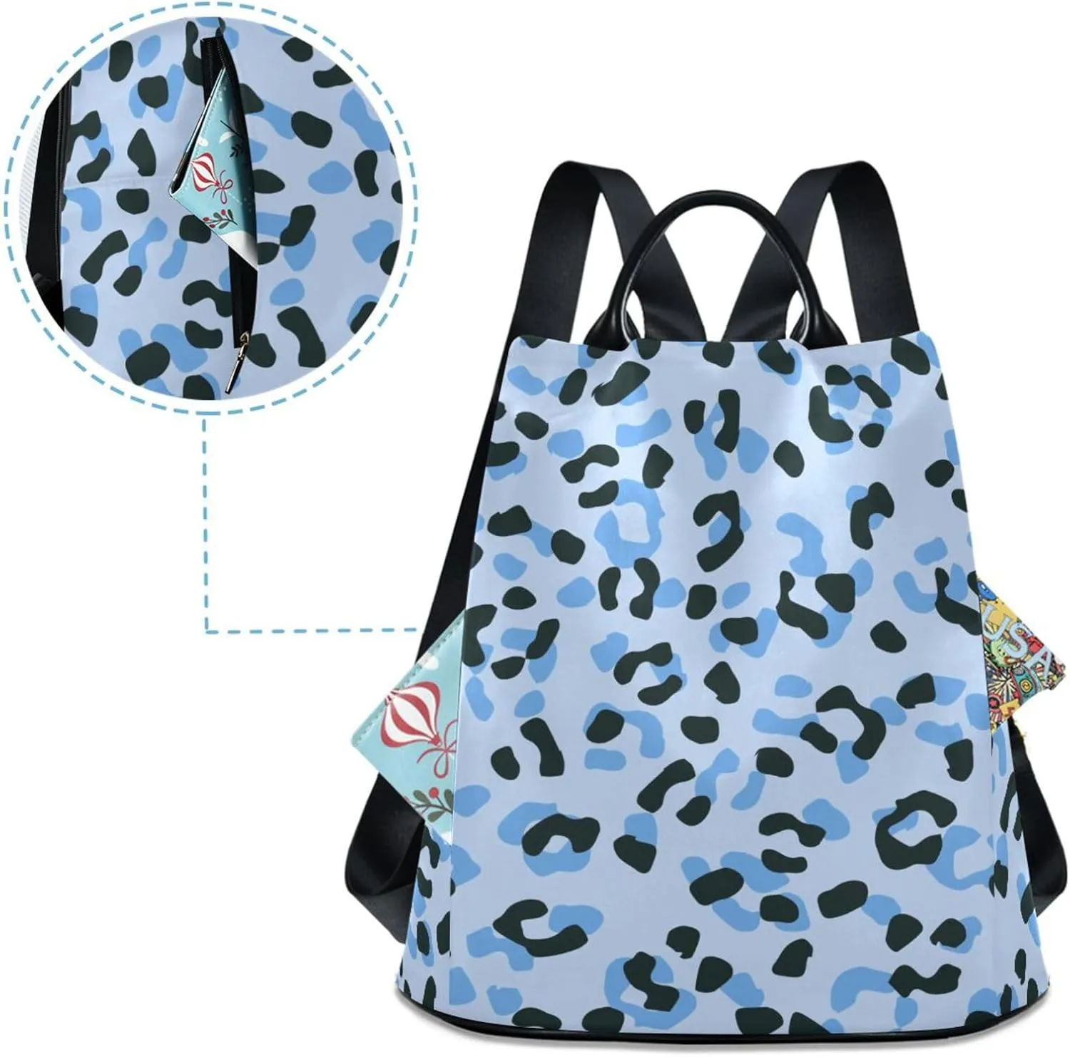 Backpack for Women Fashion Casual Daypack Backpack Small Backpack Purse for Outing Shopping Traveling Going Out Pattern 2
