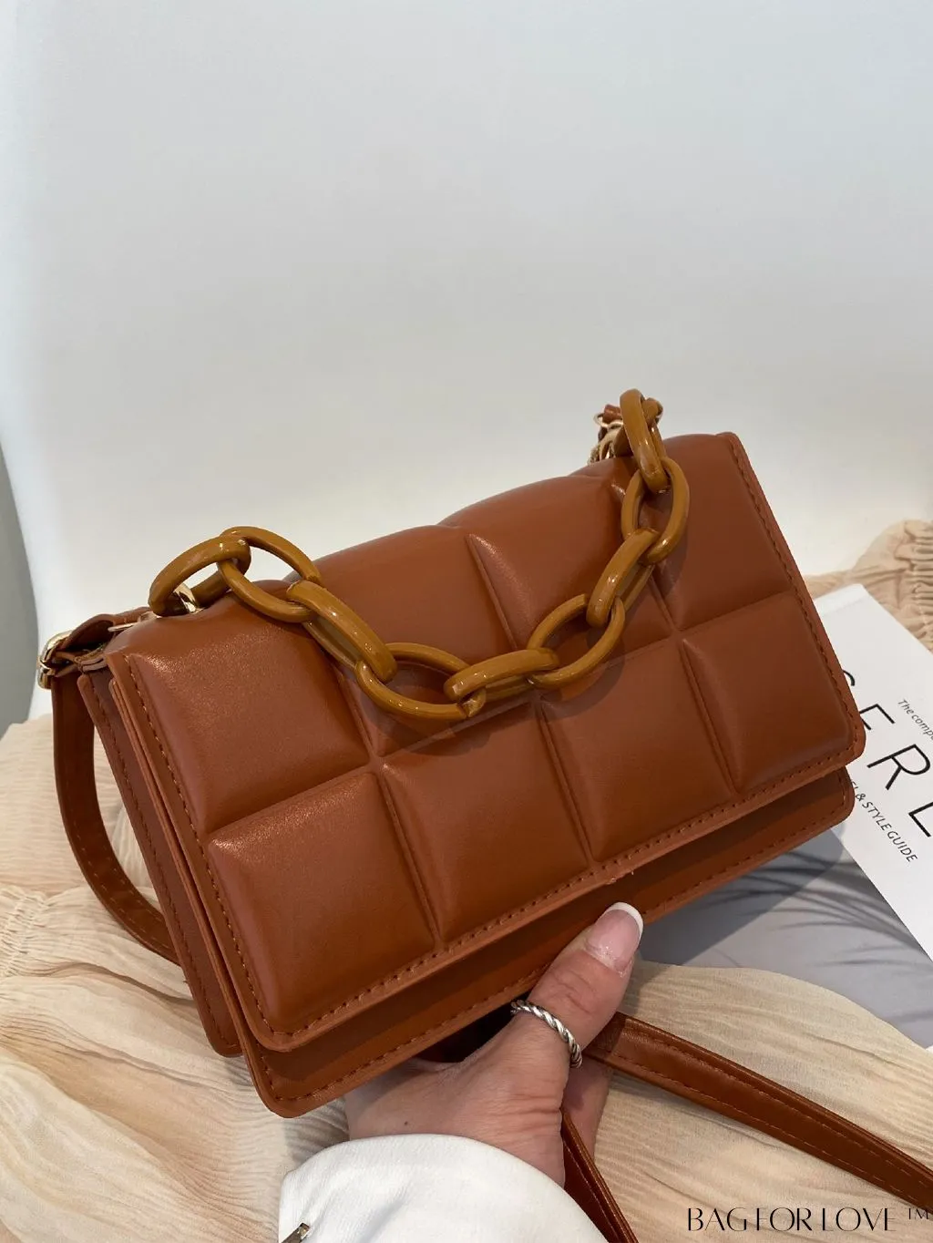BagForLove - Compact Embossed Satchel
