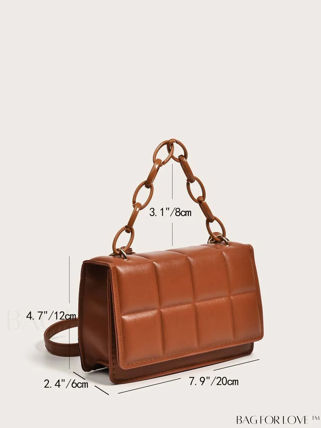 BagForLove - Compact Embossed Satchel
