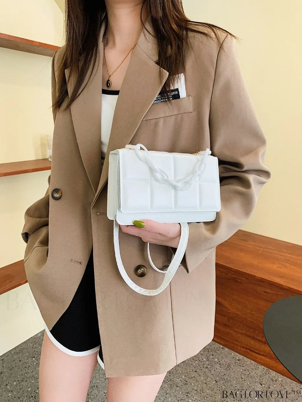 BagForLove - Compact Embossed Satchel