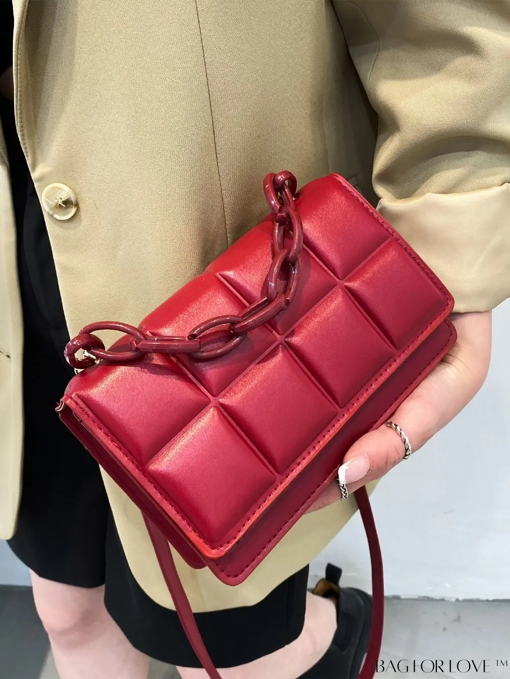 BagForLove - Compact Embossed Satchel