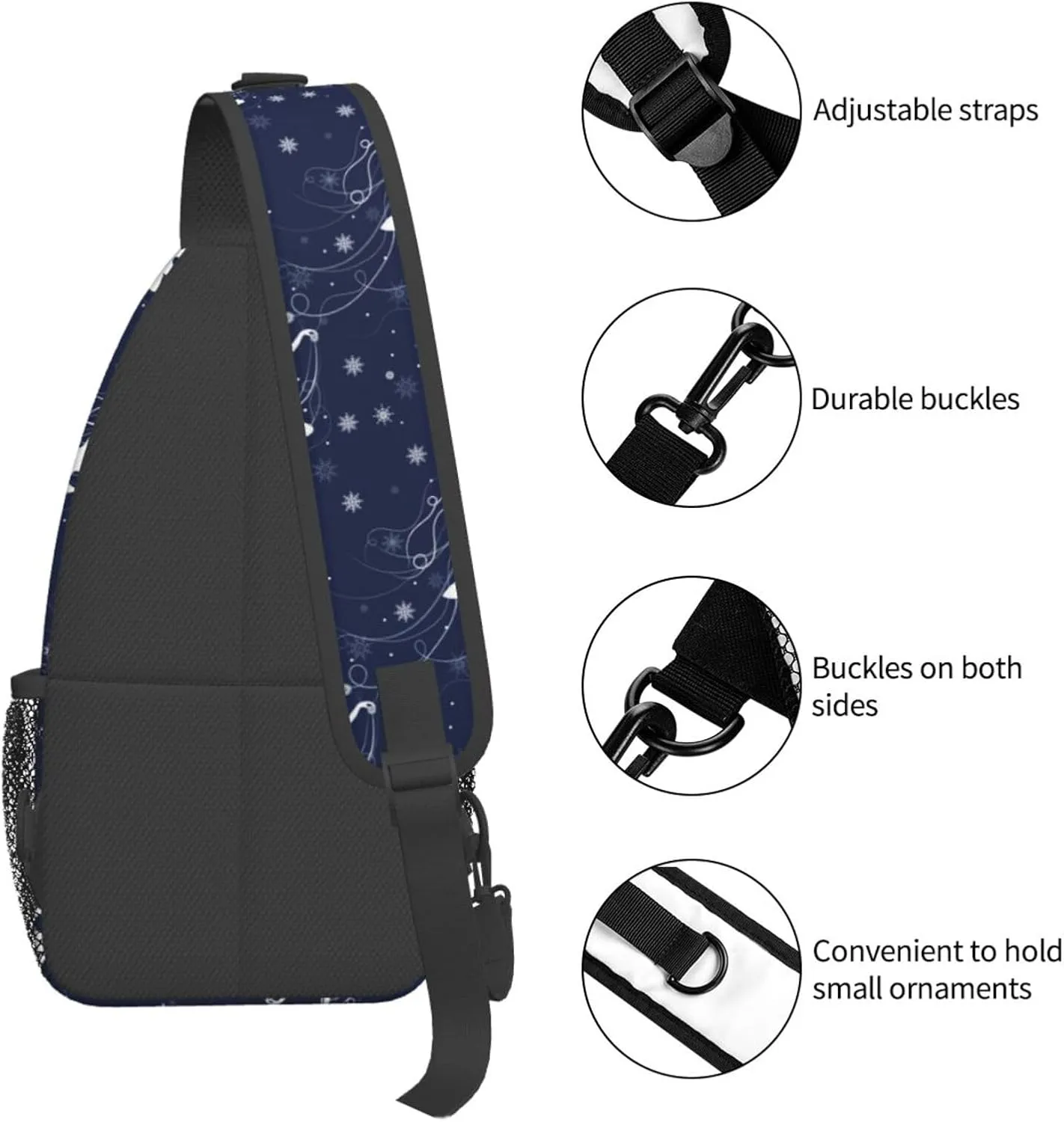 Ballerina Crossbody Bag Dancer Shoulder Bag Backpack Ballet Sling Bag Chest Casual Daypack for Outdoor