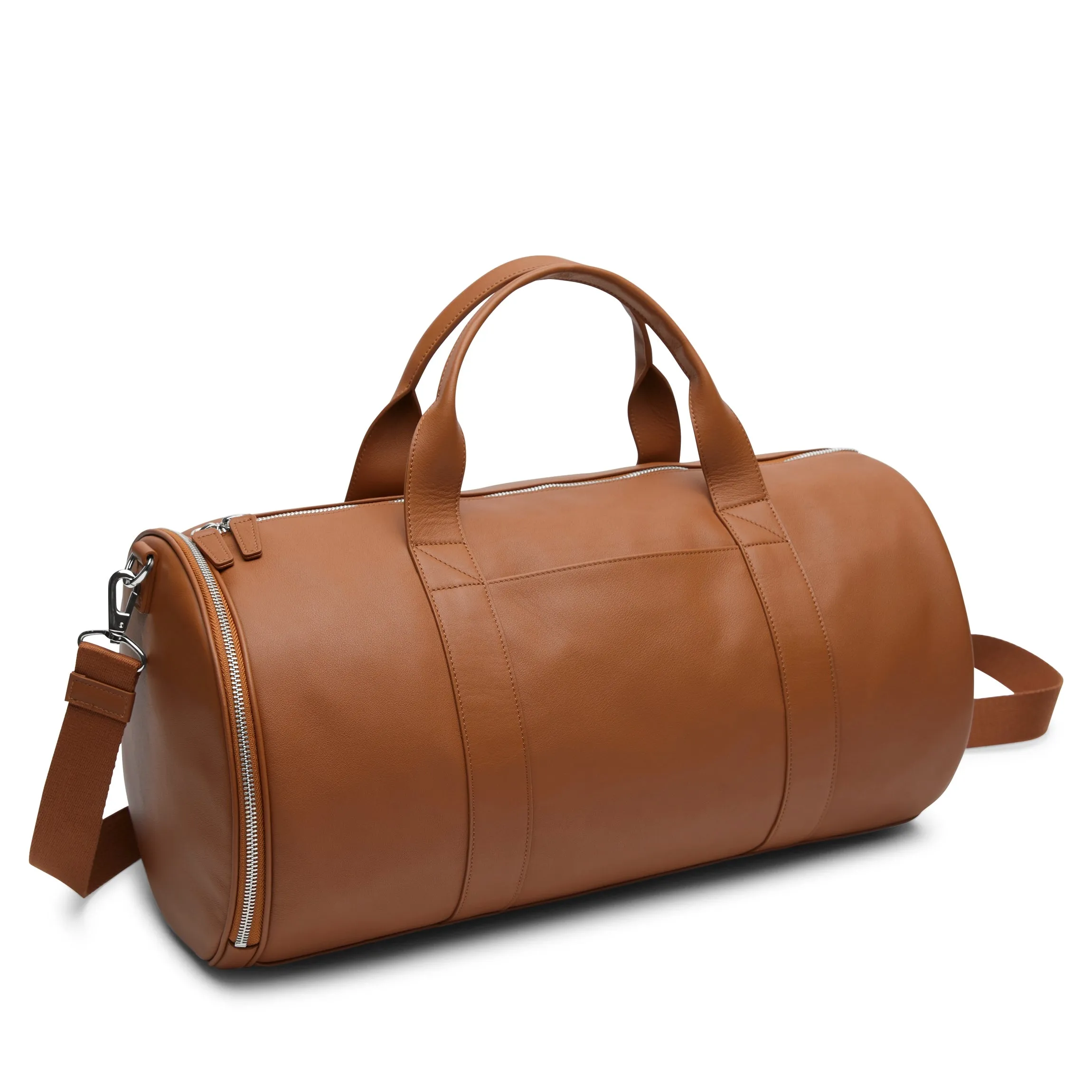 Barrel Gym Bag Cognac