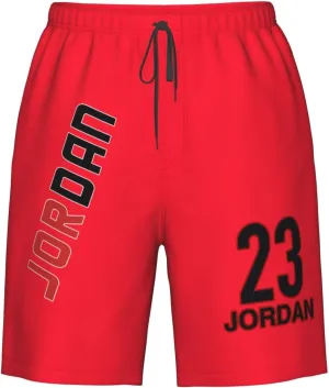 Basketball Fans 23 Jordan Beach Shorts Man's Beach Shorts Quick Dry Summer Outdoor Workout Shorts