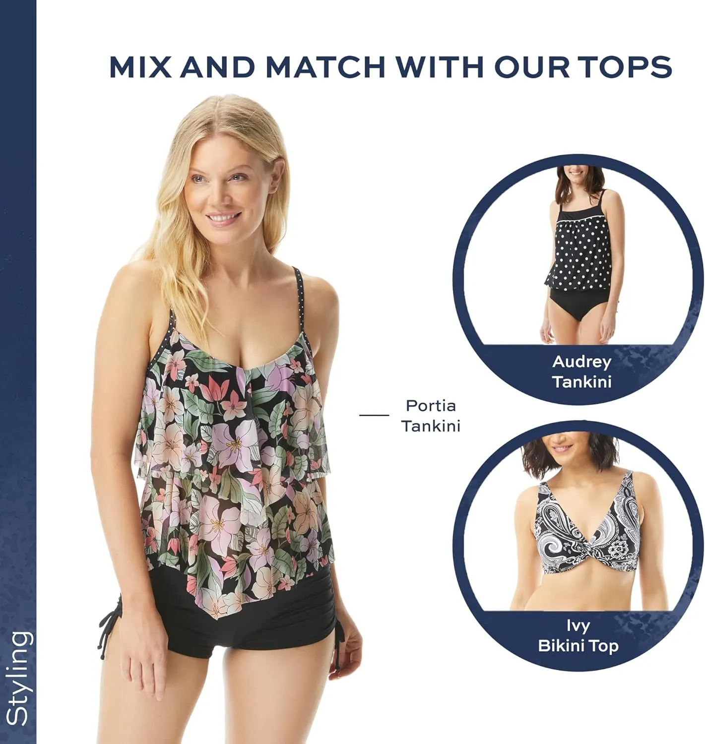 BEACH HOUSE Chloe High Waisted Bikini Bottom — Modest, Full Coverage Swimsuit Bottoms