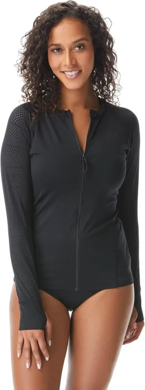 BEACH HOUSE Sport Ava Long Sleeve Rash Guard for Women - Swimsuit Top Cover Up with UPF 50 Plus Protection