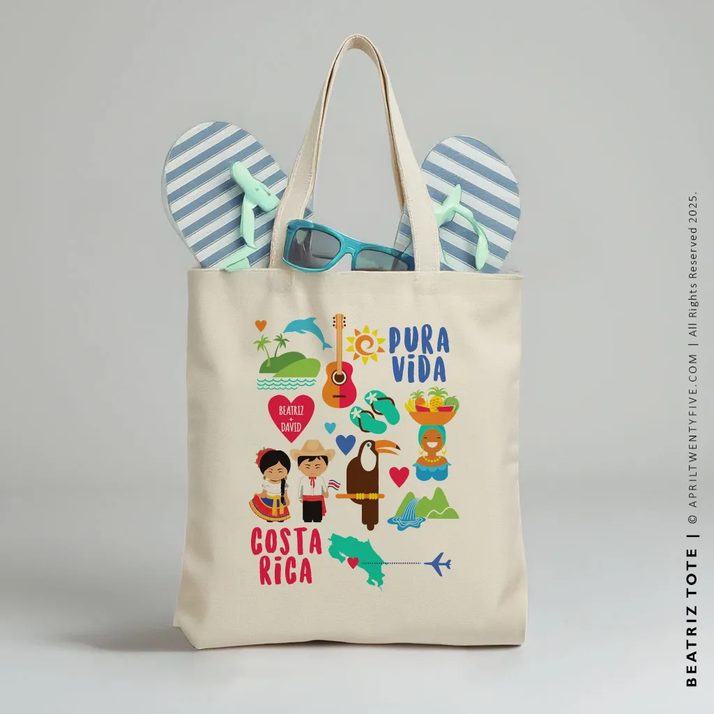 BEATRIZ | Pura Vida, Costa Rica Canvas Tote