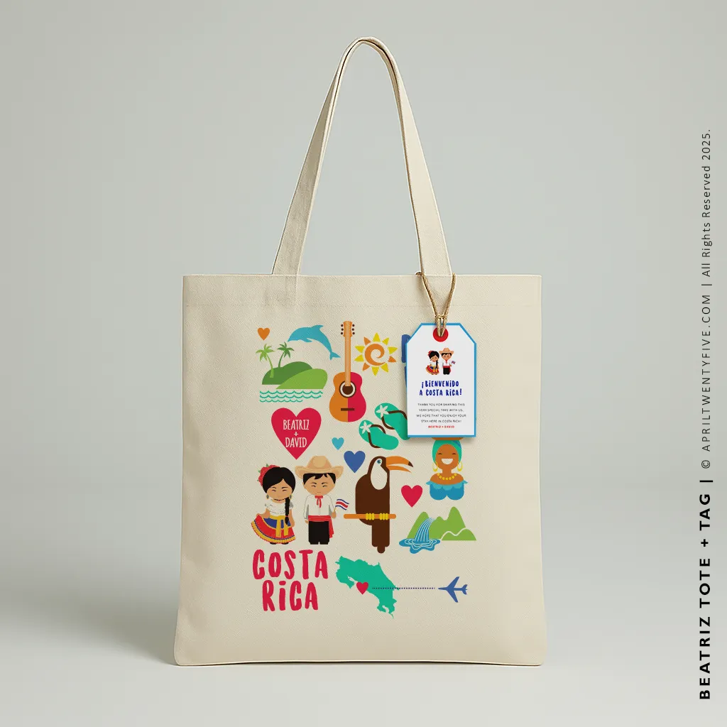 BEATRIZ | Pura Vida, Costa Rica Canvas Tote