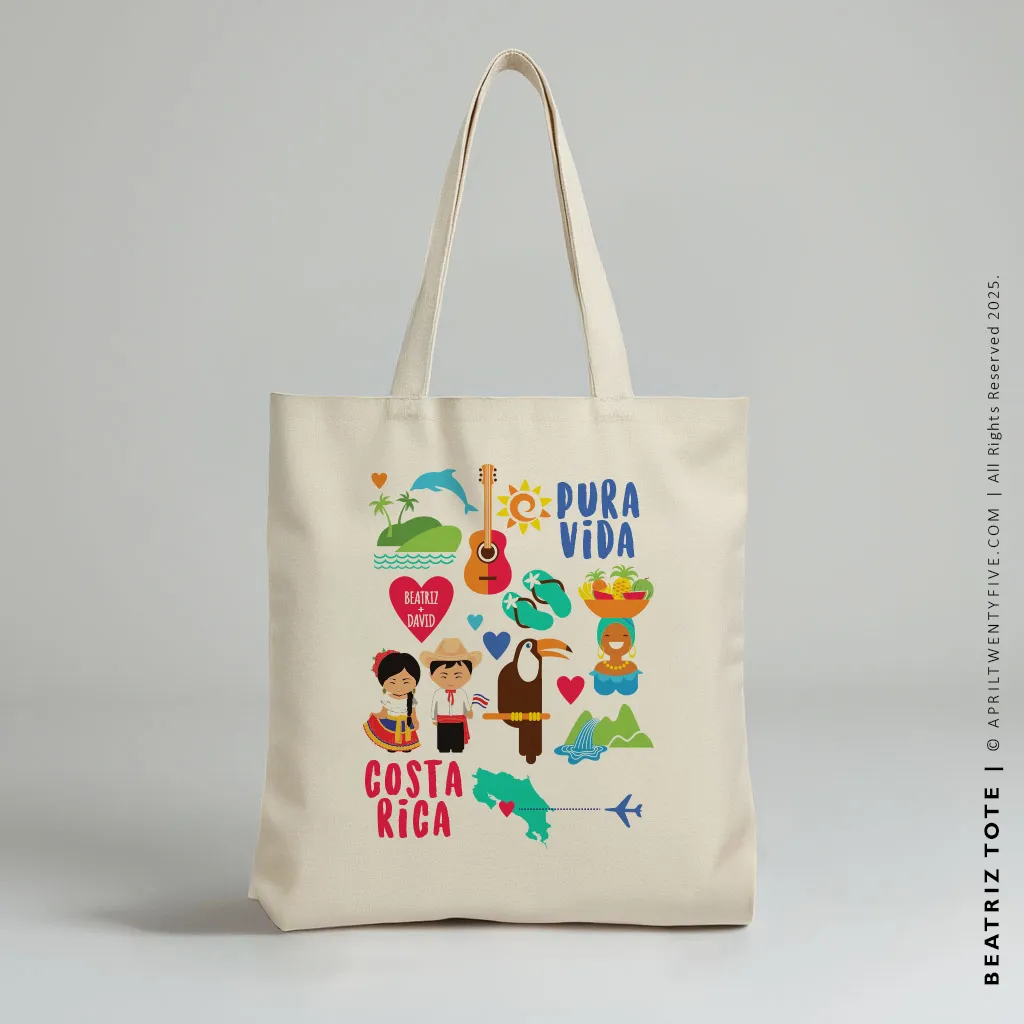 BEATRIZ | Pura Vida, Costa Rica Canvas Tote