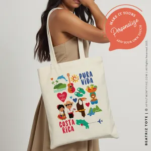 BEATRIZ | Pura Vida, Costa Rica Canvas Tote