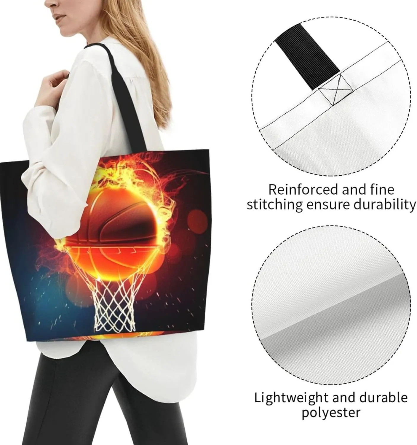 Beautiful Red Bird Shoulder Bag Women Casual Handbag Shopping Bag
